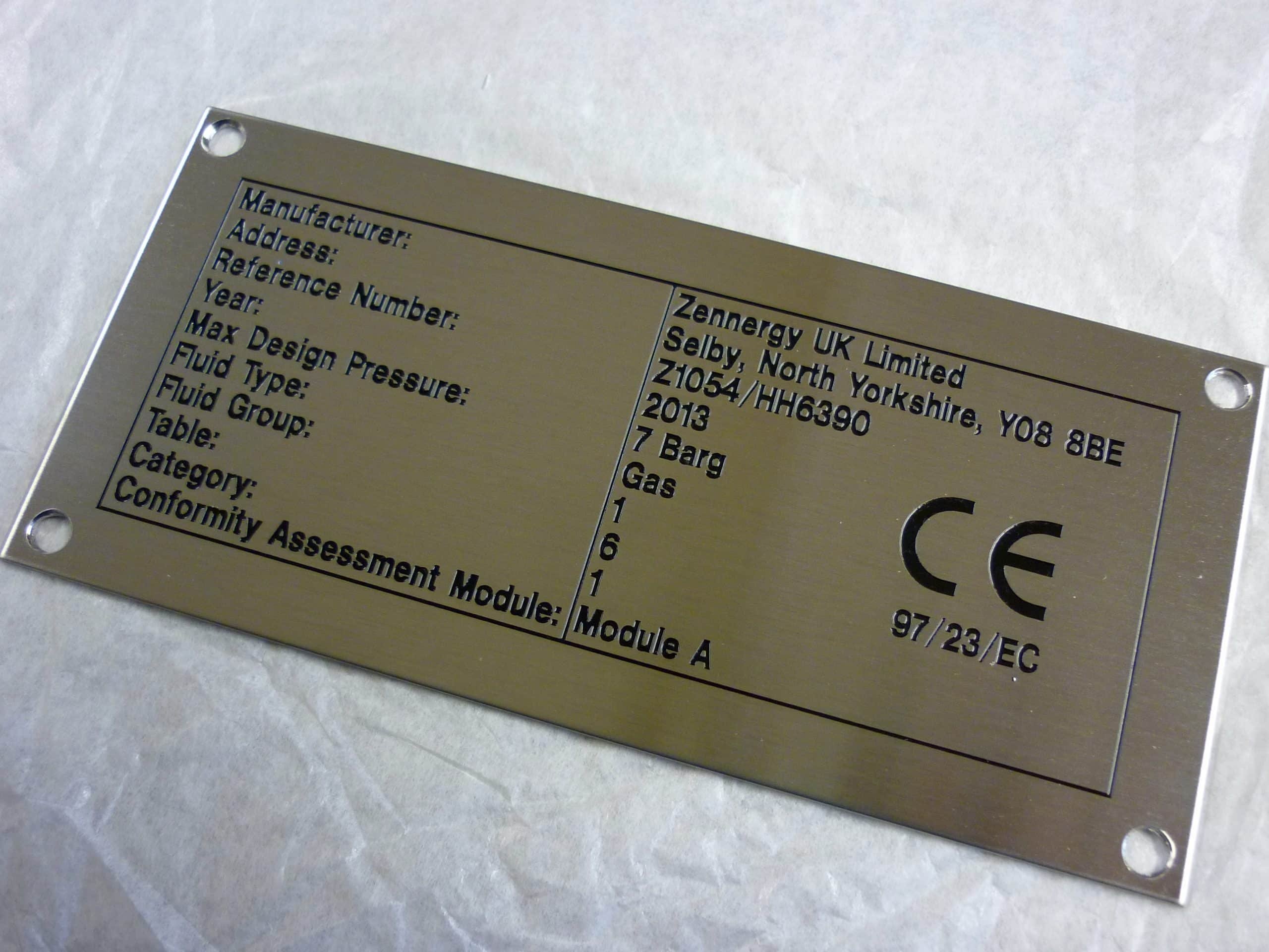 Serial Label Objects Serial Plates and Asset Labels | Andrews Signs