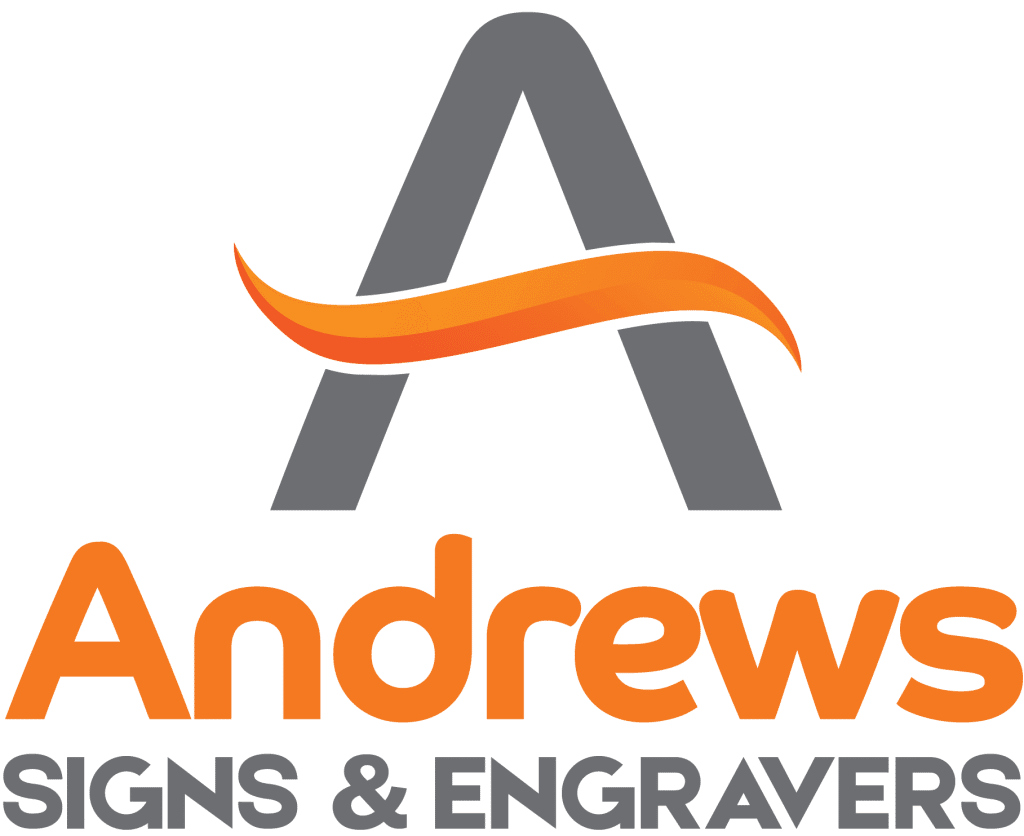 The logo for Andrews Signs & Engravers.