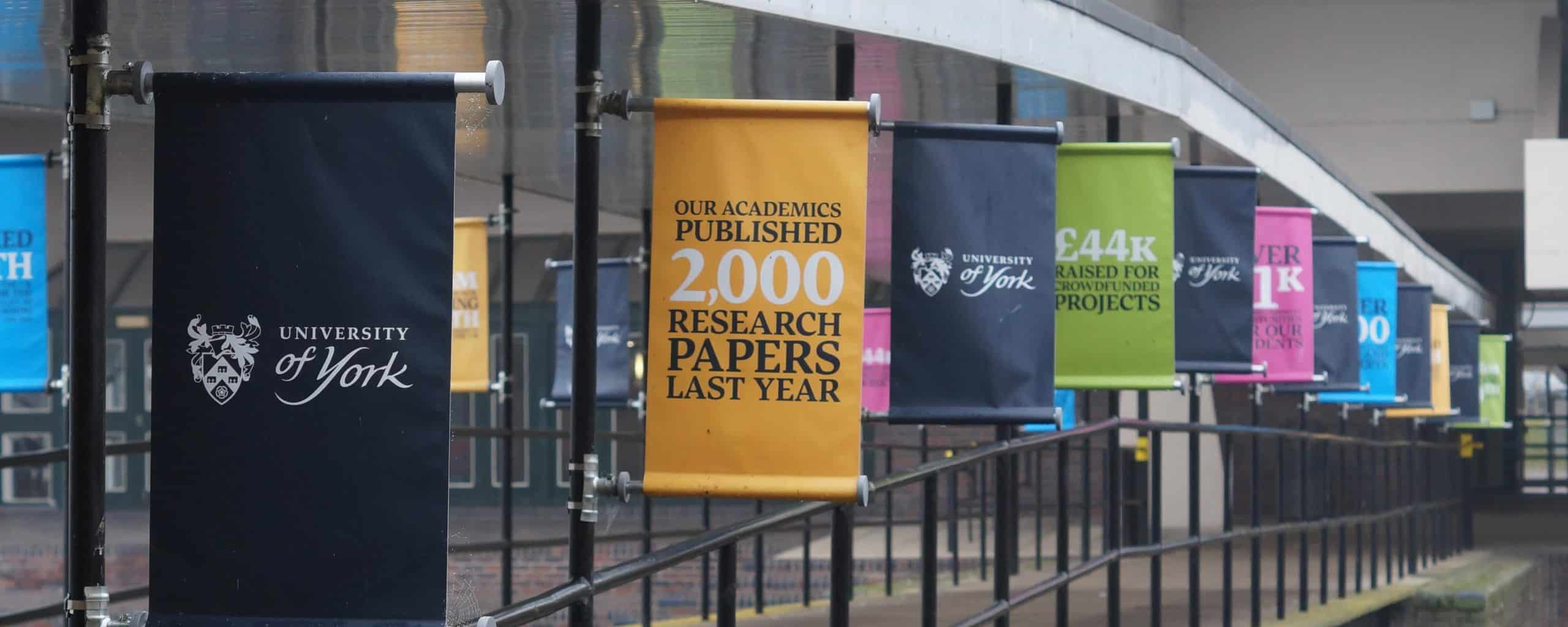 university of york banners