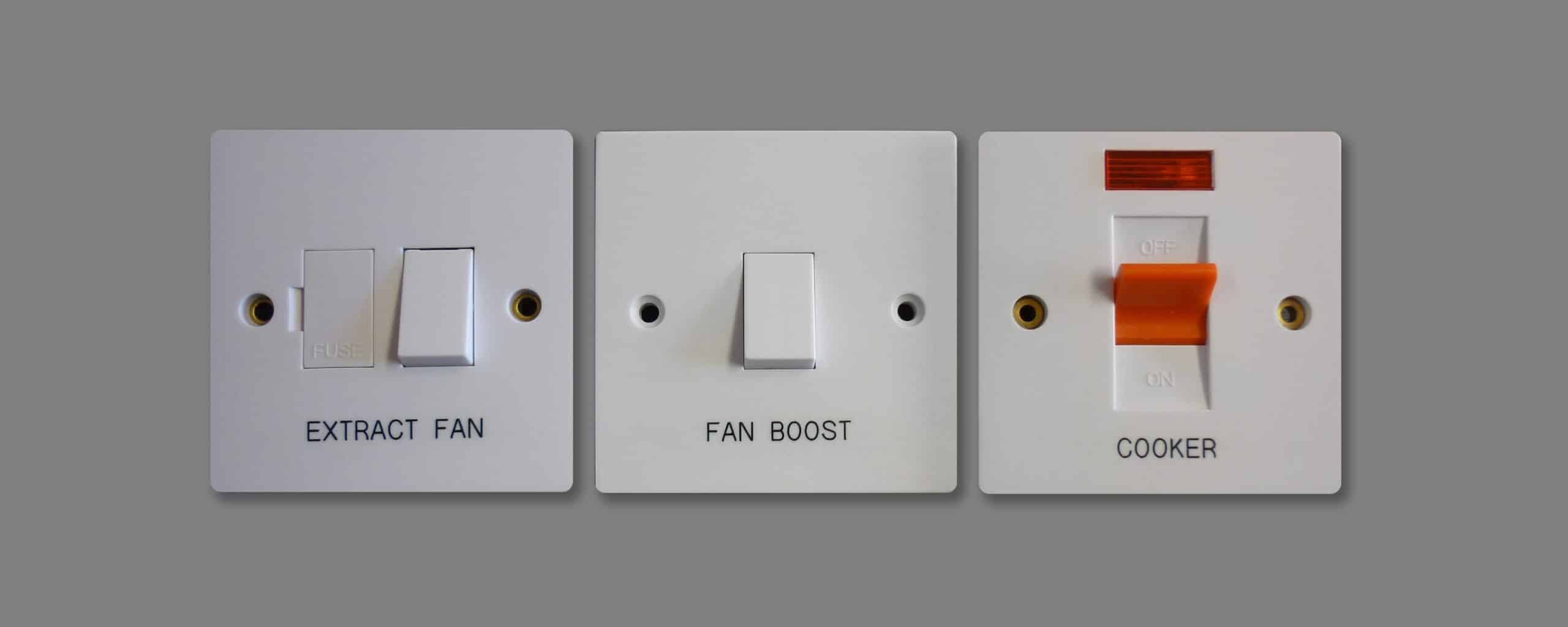 industrial engraved switches