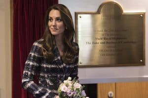 Kate Middleton Brass Plaque