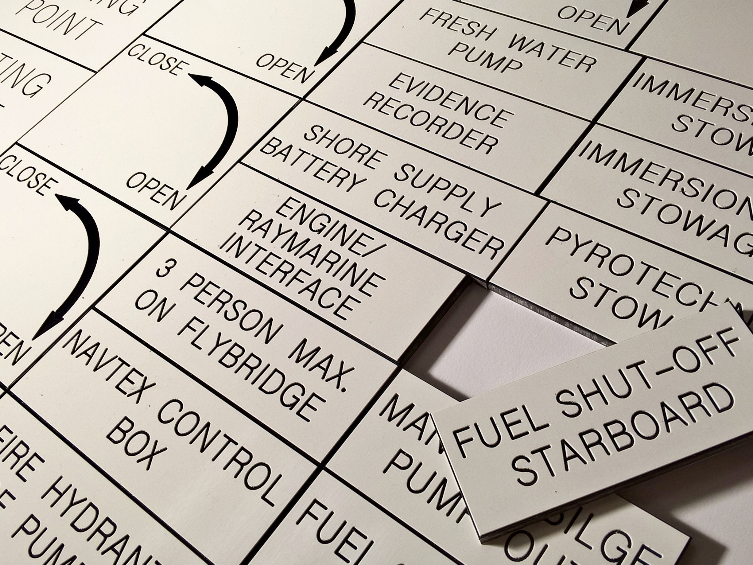 Serial Plates and Asset Labels