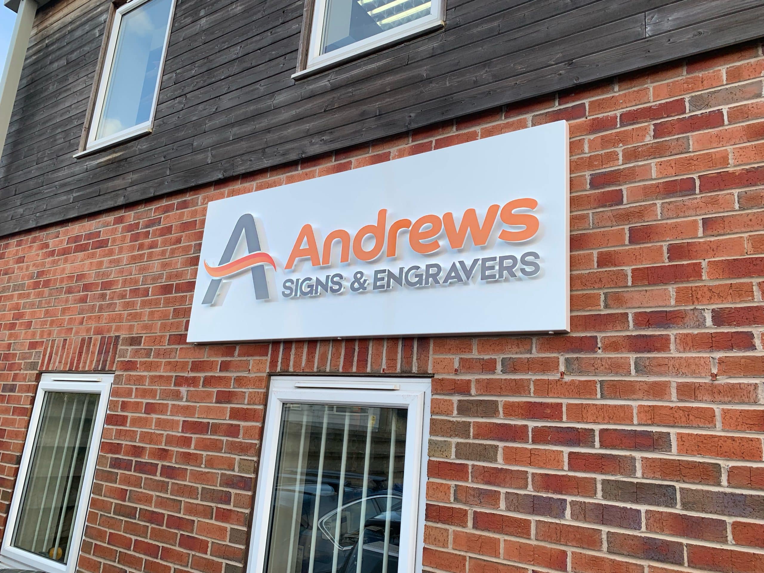 Exterior Business Sign Custom Engraving & Digital Print York