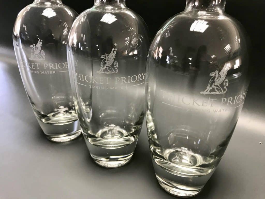 laser engraved glass bottles